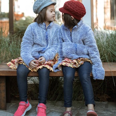 Warm woolen hat for baby in winter