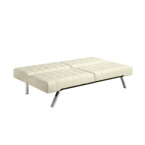 DHP Emily Splitback Futon, Vanilla