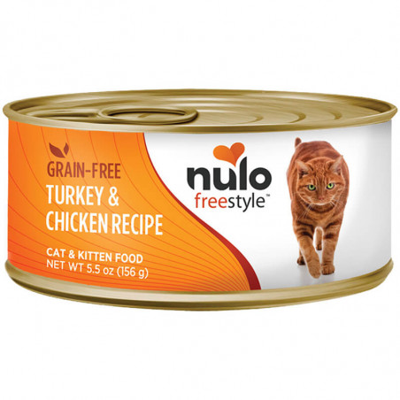Nulo Freestyle Cat & Kitten Minced Salmon & Turkey Recipe in Gravy Canned Cat Food