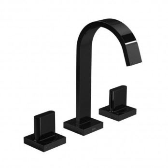 Faucet for kitchen sink with luxurious black design