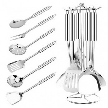Full set of Stainless steel household cookware for kitchen