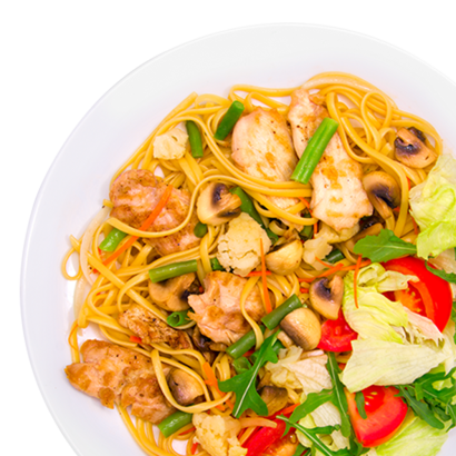 Noodle with Seafood and Vegetables