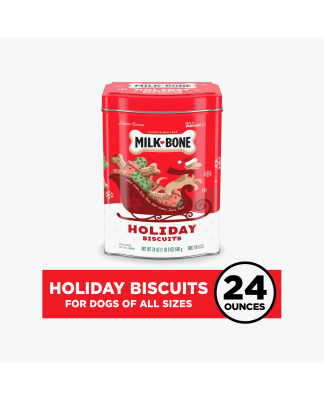 Milk-Bone Holiday Dog Biscuits, 24 oz. Tin