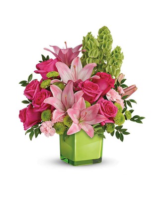 Teleflora's In Love With Lime Bouquet Flower