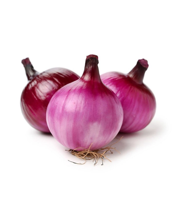 Fresh Red Onion, 3-5 per Pack ~ 650 g