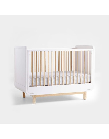 Steamer Lane Two-Tone Wood Baby Crib