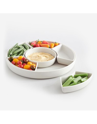 Main And Central Cobble Hill-53Mason Modern Melamine Multi-Sectioned Serving Platter