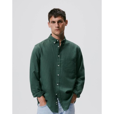 Relaxed Cotton/linen Shirt