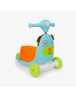 Skip Hop Kids' 3-in-1 Ride On Scooter And Wagon Toy