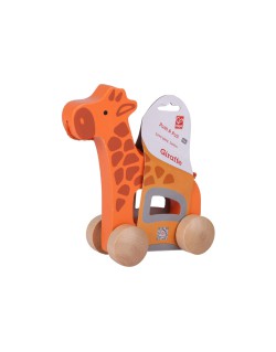 Hape Elephant Wooden Push and Pull Toddler Toy