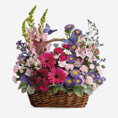 Country Basket Blooms  Fresh Flower