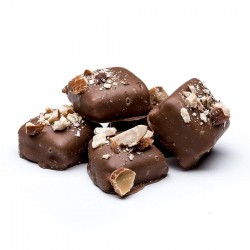 Dark Chocolate Toffee with Almonds
