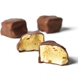 Premium Milk Chocolate Coated honeycomb
 Dimension-40x60cm